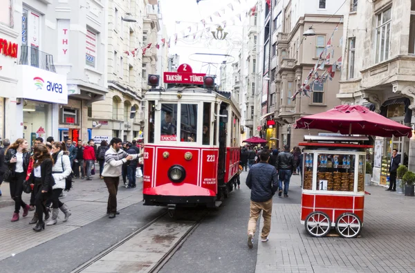 Istanbul rode tram — Stockfoto