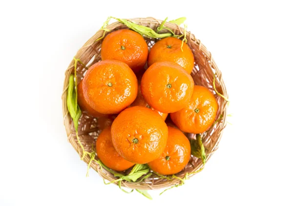 Tangerine basket mandarin — Stock Photo, Image