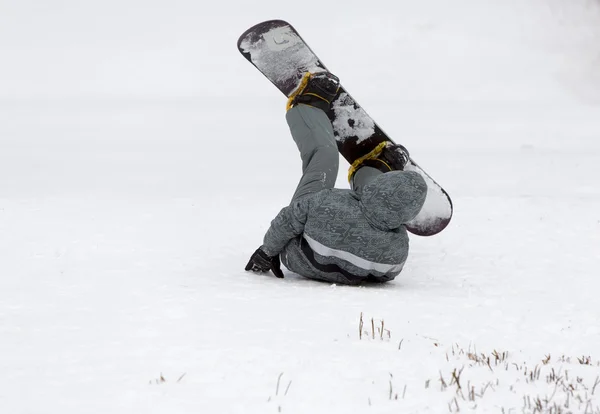 Snowboard cvičení — Stock fotografie