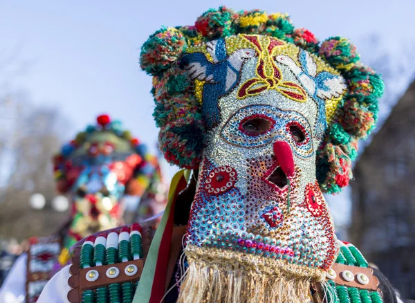 Festival de disfraces Surva máscara — Foto de Stock
