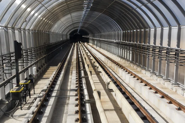 Túnel del metro sin movimiento — Foto de Stock