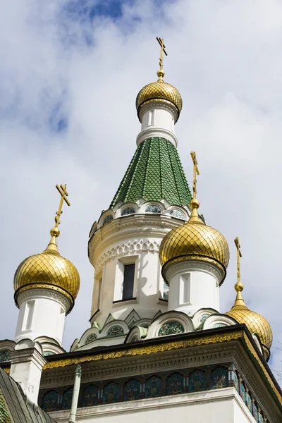 Russische kerk in Sofia Bulgarije — Stockfoto