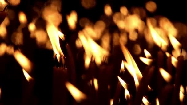 Candele della chiesa — Video Stock