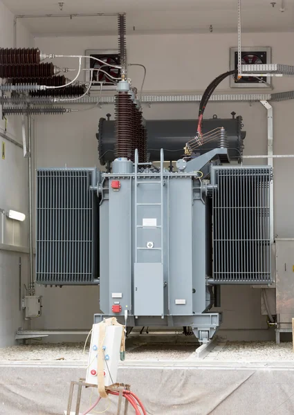 Instalación de residuos generador de energía diesel de respaldo de alto voltaje — Foto de Stock