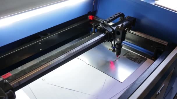 Máquina laser em um laboratório — Vídeo de Stock