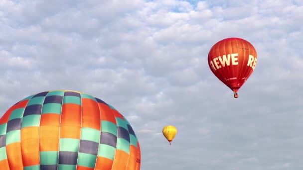 Makariv Regione Kiev Ucraina Giugno 2021 Balloon Festival Mongolfieria Palloncini — Video Stock