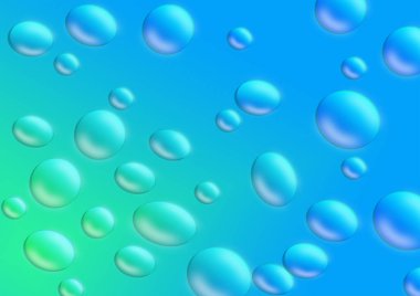 Su damlaları şeklinde soyut parlak arkaplan dokusu. Konsept tasarımı için renkli soyut arkaplana sahip güzel şablon