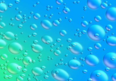 Su damlaları şeklinde soyut parlak arkaplan dokusu. Konsept tasarımı için renkli soyut arkaplana sahip güzel şablon