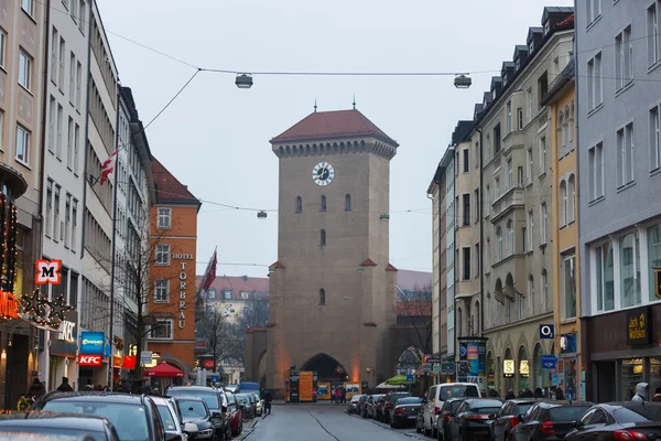 Isartor, tor von münchen — Stockfoto