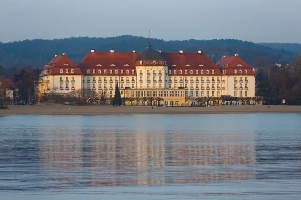 Morning view of the Grand Hotel — Stock Photo, Image