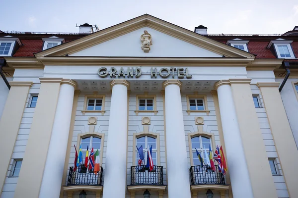 Vista mattutina del Grand Hotel — Foto Stock