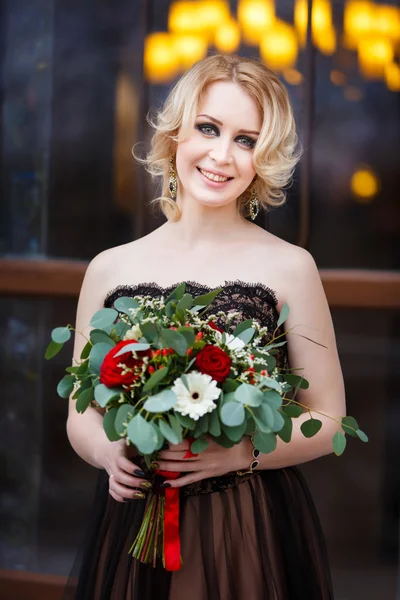 Porträtt av bruden — Stockfoto