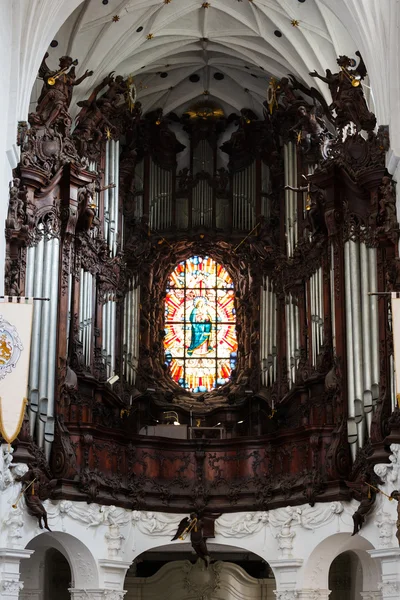 Catedral de Oliwa dentro — Fotografia de Stock