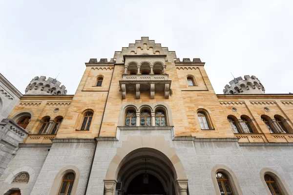 Facciata del Castello di Neuschwanstein — Foto Stock