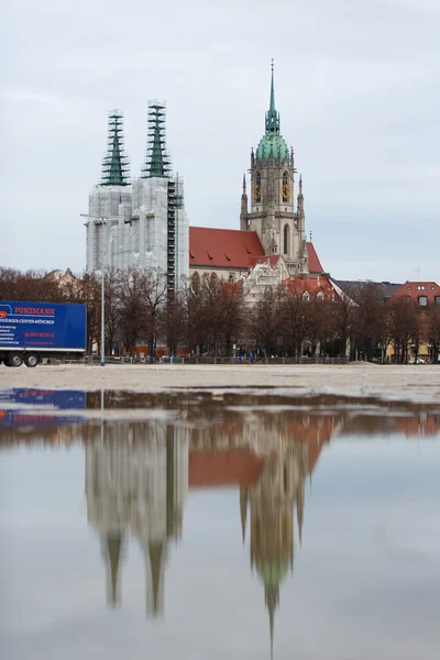 Renovação da torre da igreja — Fotografia de Stock