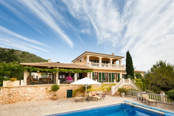 Luxus-Haus auf Mallorca — Stockfoto