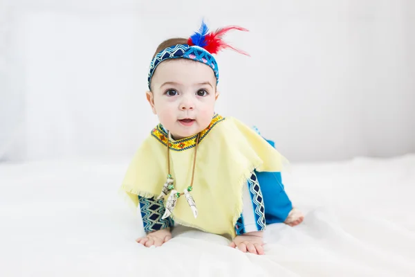 Native american dziecko — Zdjęcie stockowe
