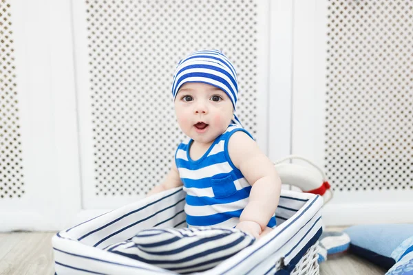 Cute little sailor — Stock Photo, Image