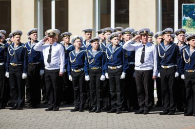 Deniz Cadet Kolordu, Rusya Askeri törende