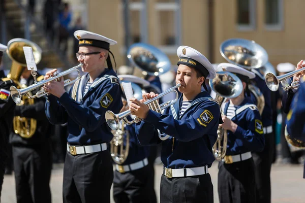 Orchestra militare in cerimonia — Foto Stock