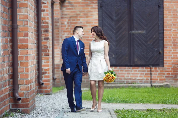 Romantiskt bröllop ögonblick — Stockfoto