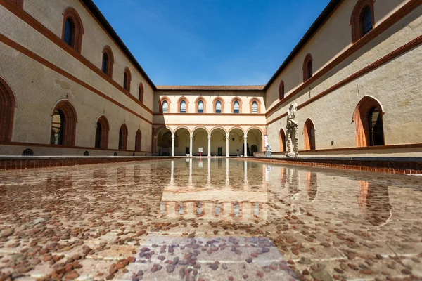 En el Castillo de Sforza — Foto de Stock