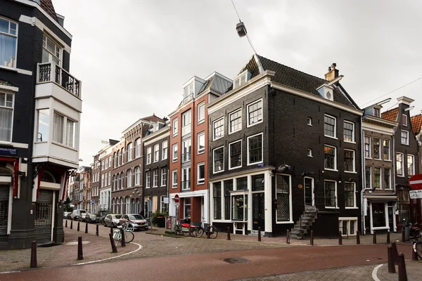 Calle desierta de Amsterdam — Foto de Stock