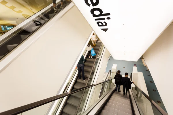 Eskalator di Perpustakaan Umum Amsterdam — Stok Foto