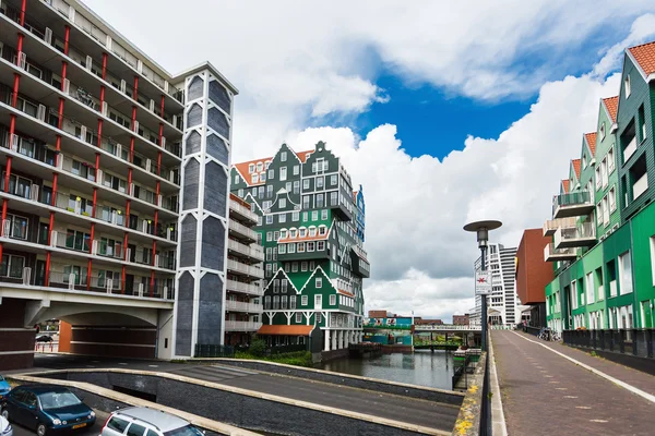 Building of Inntel hotel in Zaandam, Netherlands — Stock Photo, Image