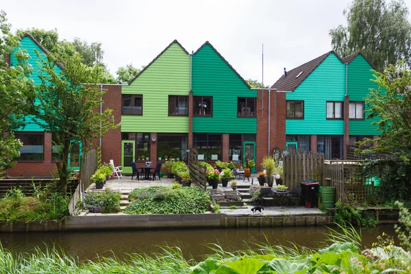 Houses of Zaandam, Netherlands — Stock Photo, Image