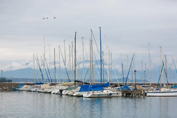 Yachts dans la baie — Photo