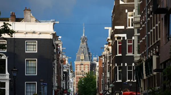 La torre del Rijksmuseum, Amsterdam — Foto de Stock