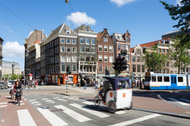 Amsterdam'da kavşak