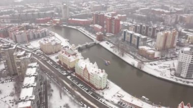 Hava: Kaliningrad Balıkçı Köyü, Rusya, Kış Zamanı