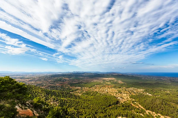 Θέα από το βουνό Sant Salvador, Μαγιόρκα — Φωτογραφία Αρχείου