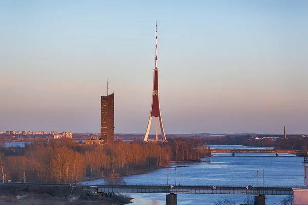 TV-torn av riga — Stockfoto