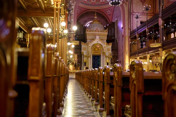 在布达佩斯的犹太教堂 — 图库照片