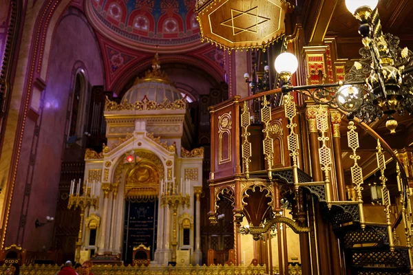 在布达佩斯的犹太教堂 — 图库照片
