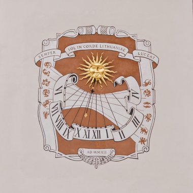 Vilnius Katedrali duvardaki arması