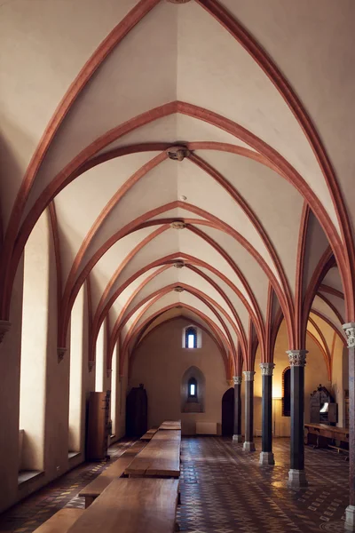 Câmara no maior castelo gótico da Europa - Malbork — Fotografia de Stock