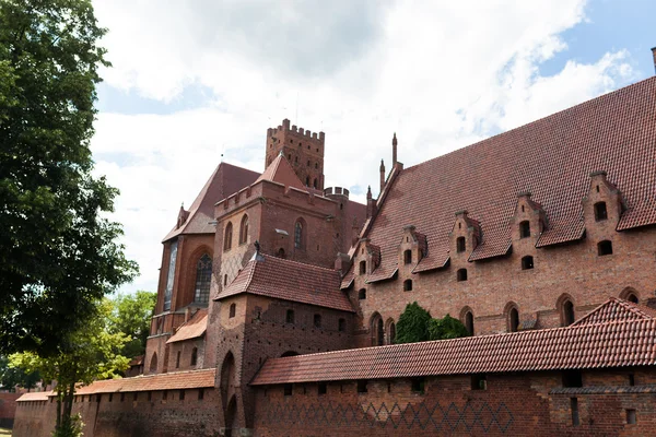 Teutonic castle in Malbork — Stock Photo, Image