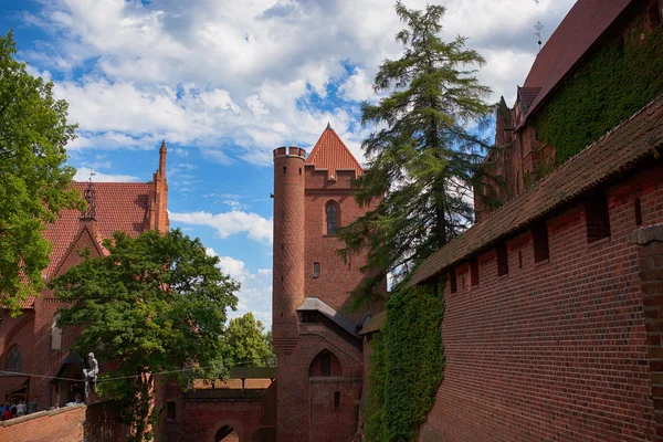 Castle of the Teutonic Order in Malbork — Stock Photo, Image