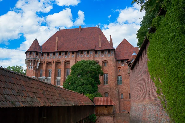 Teutonic castle in Malbork — Stock Photo, Image