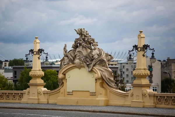 Scultura su un ponte — Foto Stock