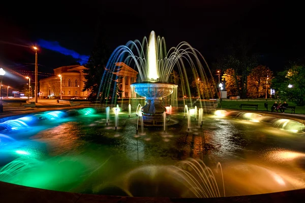 Fountain near the dramatic theater — Stock Photo, Image