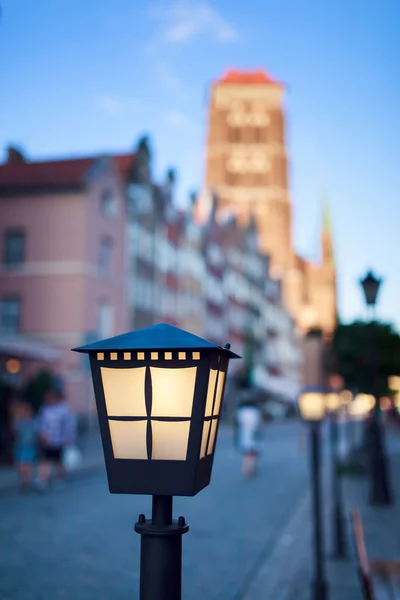 Laterne in der Altstadt — Stockfoto