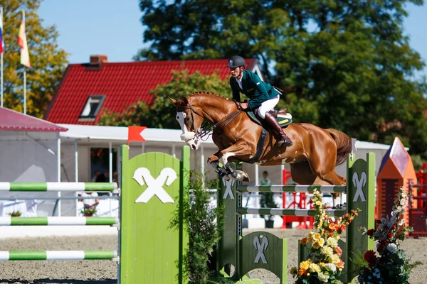 Annual show jumping tournament CSI 4 in Chernyahovsk — Stock Photo, Image