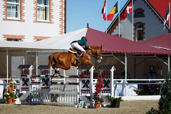 Annual show jumping tournament CSI 4 in Chernyahovsk — Stock Photo, Image