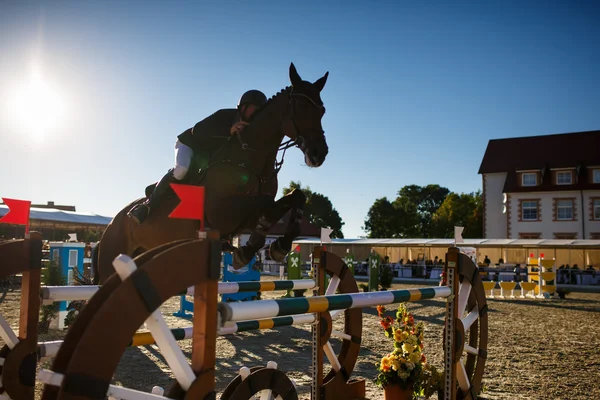 Annual show jumping tournament CSI 4 in Chernyahovsk — Stock Photo, Image