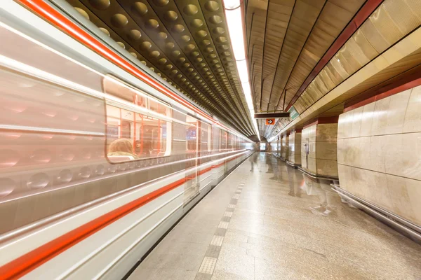 Prague subway — Stock Photo, Image